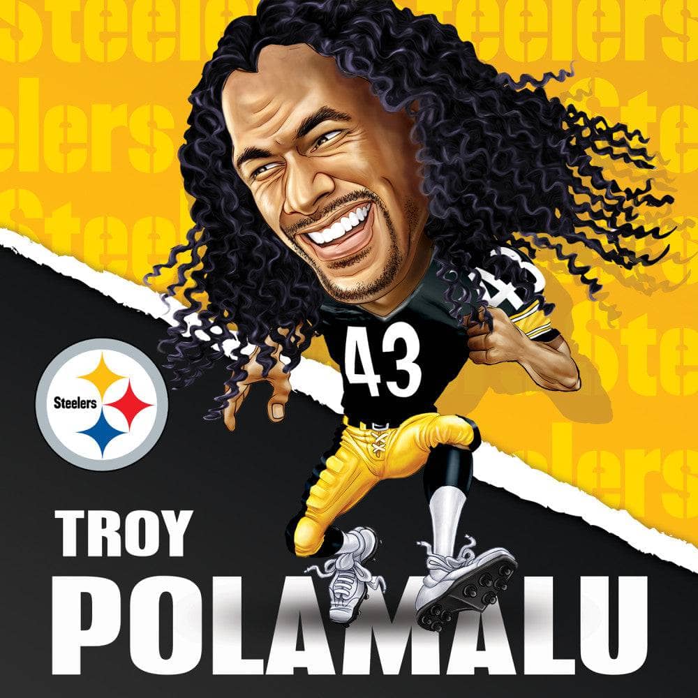 Pittsburgh Steelers All-Time Greats - Troy Polamalu 100 Piece Jigsaw Puzzle (ONLINE ORDER ONLY)
