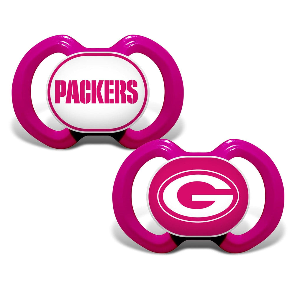 Green Bay Packers - Pink Pacifier 2-Pack (ONLINE ORDER ONLY)