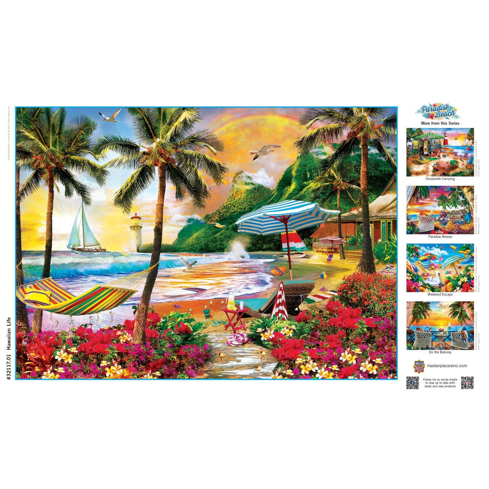 Paradise Beach - Hawaiian Life 500 Piece Jigsaw Puzzle (ONLINE ORDER ONLY)