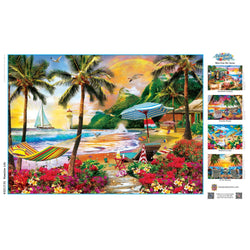 Paradise Beach - Hawaiian Life 500 Piece Jigsaw Puzzle (ONLINE ORDER ONLY)