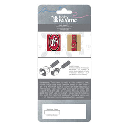 San Francisco 49ers - Pacifier Clip 2-Pack (ONLINE ORDER ONLY)