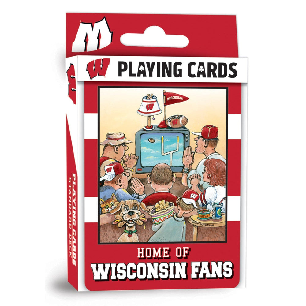 Wisconsin Badgers Fan Deck Playing Cards - 54 Card Deck (ONLINE ORDER ONLY)