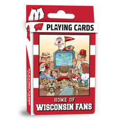 Wisconsin Badgers Fan Deck Playing Cards - 54 Card Deck (ONLINE ORDER ONLY)