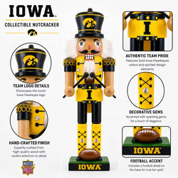 Iowa Hawkeyes - Collectible Nutcracker