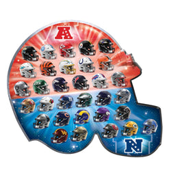 NFL - Teams Helmet 300 Piece Shaped Jigsaw Puzzle