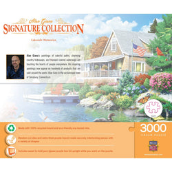 Signature Collection - Lakeside Memories 3000 Piece Jigsaw Puzzle