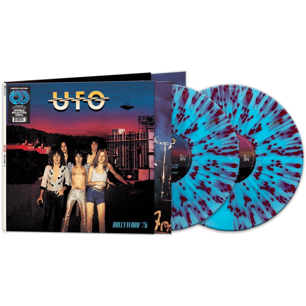 UFO - Hollywood '76 (Limited Edeition, Blue & Red Splatter Colored Vinyl) (2 Lp's) [Vinyl] (ONLINE ORDER ONLY)