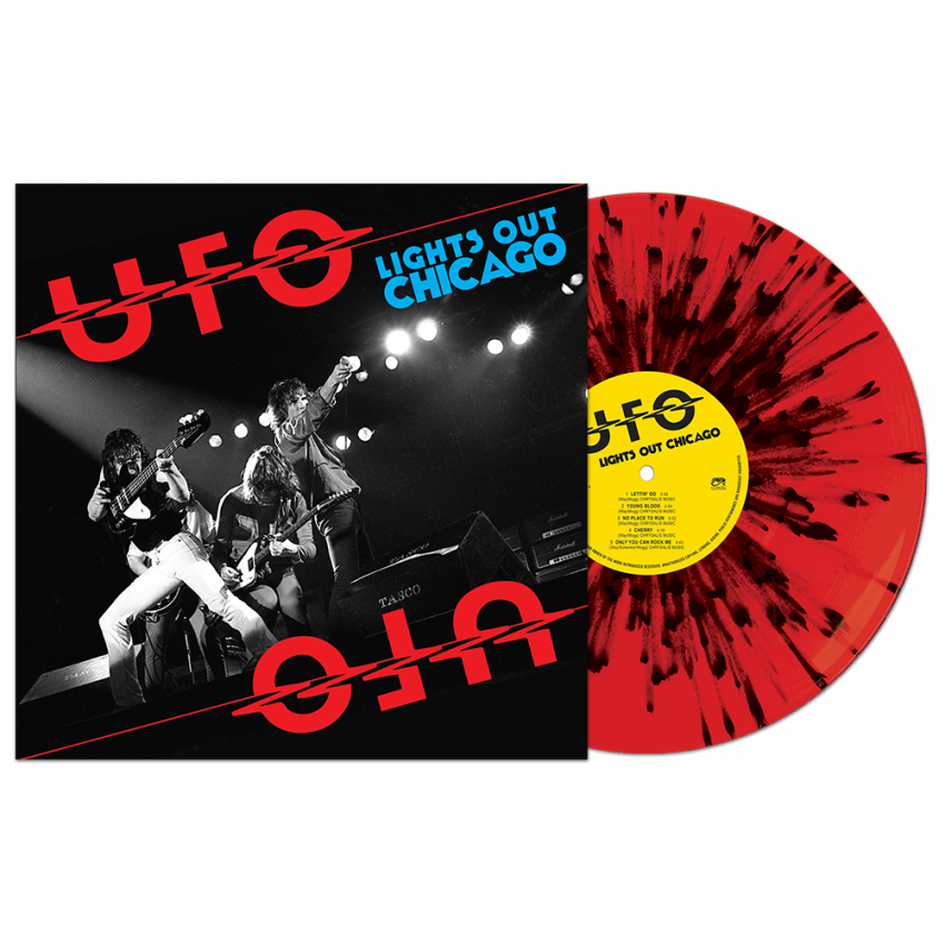 Ufo - Lights Out IN Chicago (Limited Edition,Colored Vinyl, Red & Black Splatter) [Vinyl] (ONLINE ORDER ONLY)