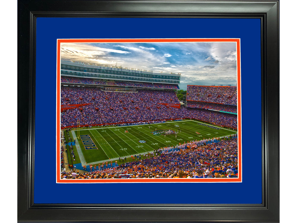 Framed Ben Hill Griffin Stadium (The Swamp) Florida Gators 11"x14" NCAA Football Photo Professionally Matted (ONLINE ORDER ONLY)