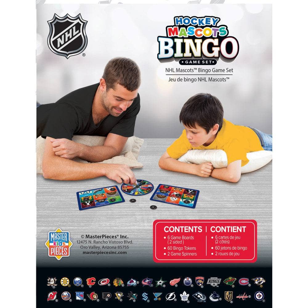 NHL Mascots Bingo Game