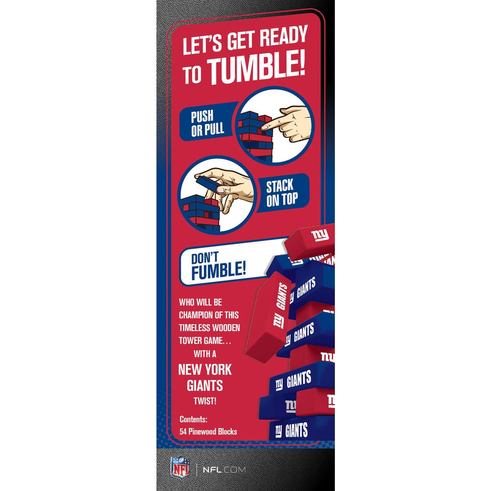 New York Giants Tumble Tower (ONLINE ORDER ONLY)