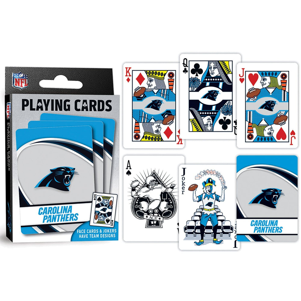 Carolina Panthers Playing Cards - 54 Card Deck (ONLINE ORDER ONLY)