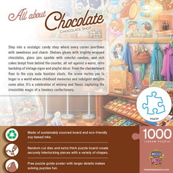 All About Chocolate - Chocolate Shop 1000 Piece Jigsaw Puzzle (ONLINE ORDER ONLY)