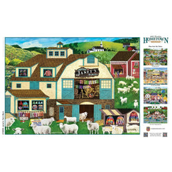 Hometown Gallery - Janet's Wool Goods 1000 Piece Jigsaw Puzzle (ONLINE ORDER ONLY)