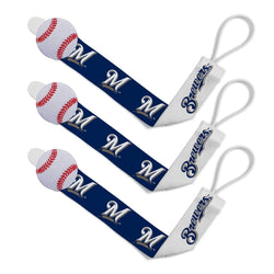 Milwaukee Brewers - Pacifier Clip 3-Pack (ONLINE ORDER ONLY)