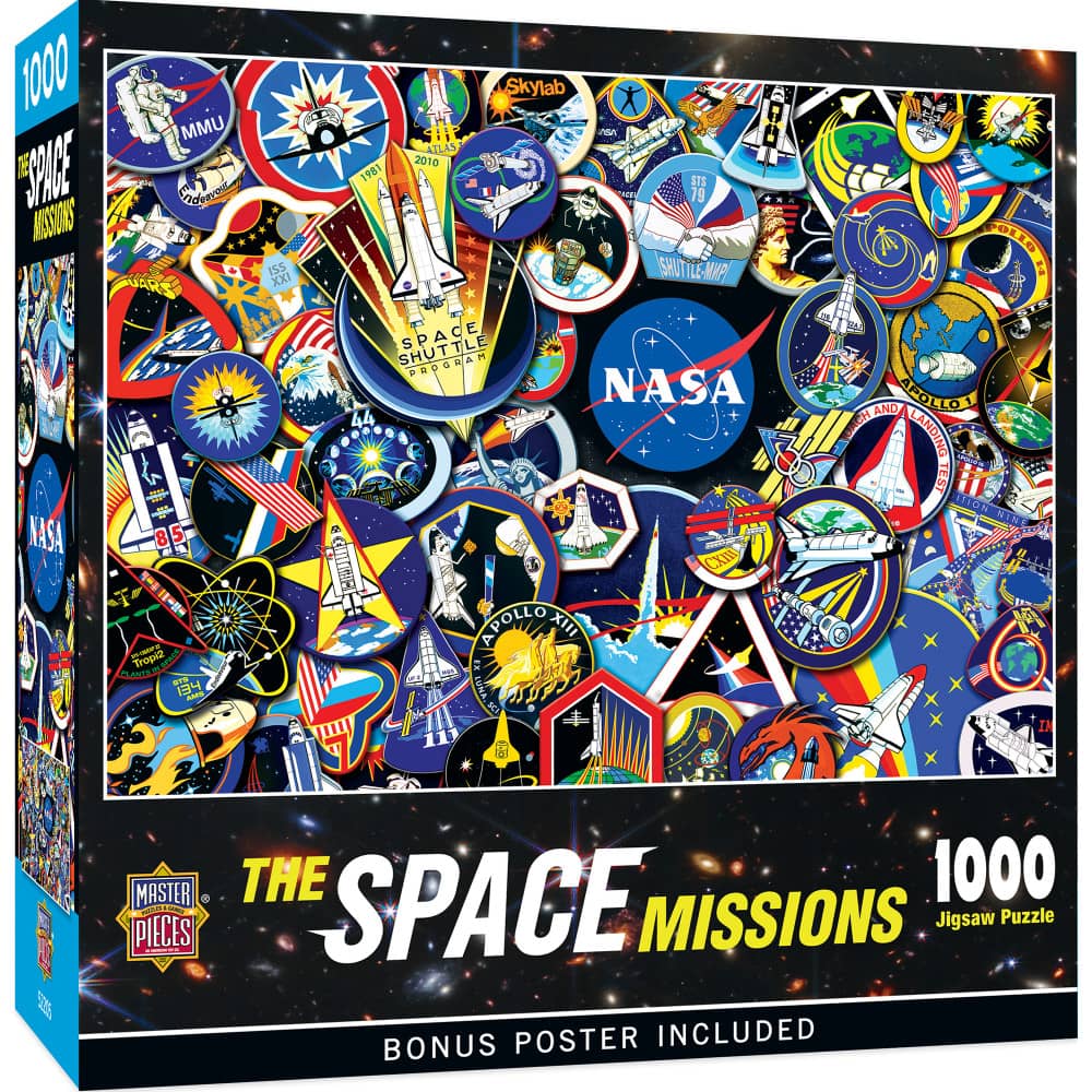 The Space Missions - 1000 Piece Jigsaw Puzzle