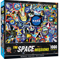 The Space Missions - 1000 Piece Jigsaw Puzzle