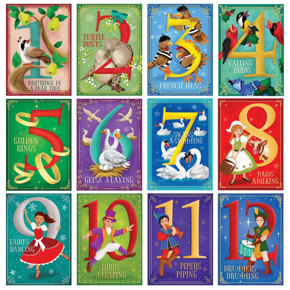 12 Days of Christmas Jigsaw Puzzles - Advent Calendar (ONLINE ORDER ONLY)