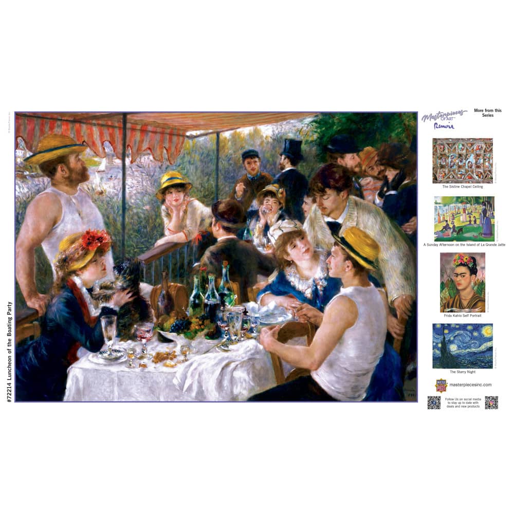 MasterPieces of Art - Luncheon of the Boating Party 1000 Piece Jigsaw Puzzle