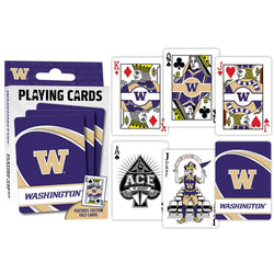 Washington Huskies Playing Cards - 54 Card Deck (ONLINE ORDER ONLY)