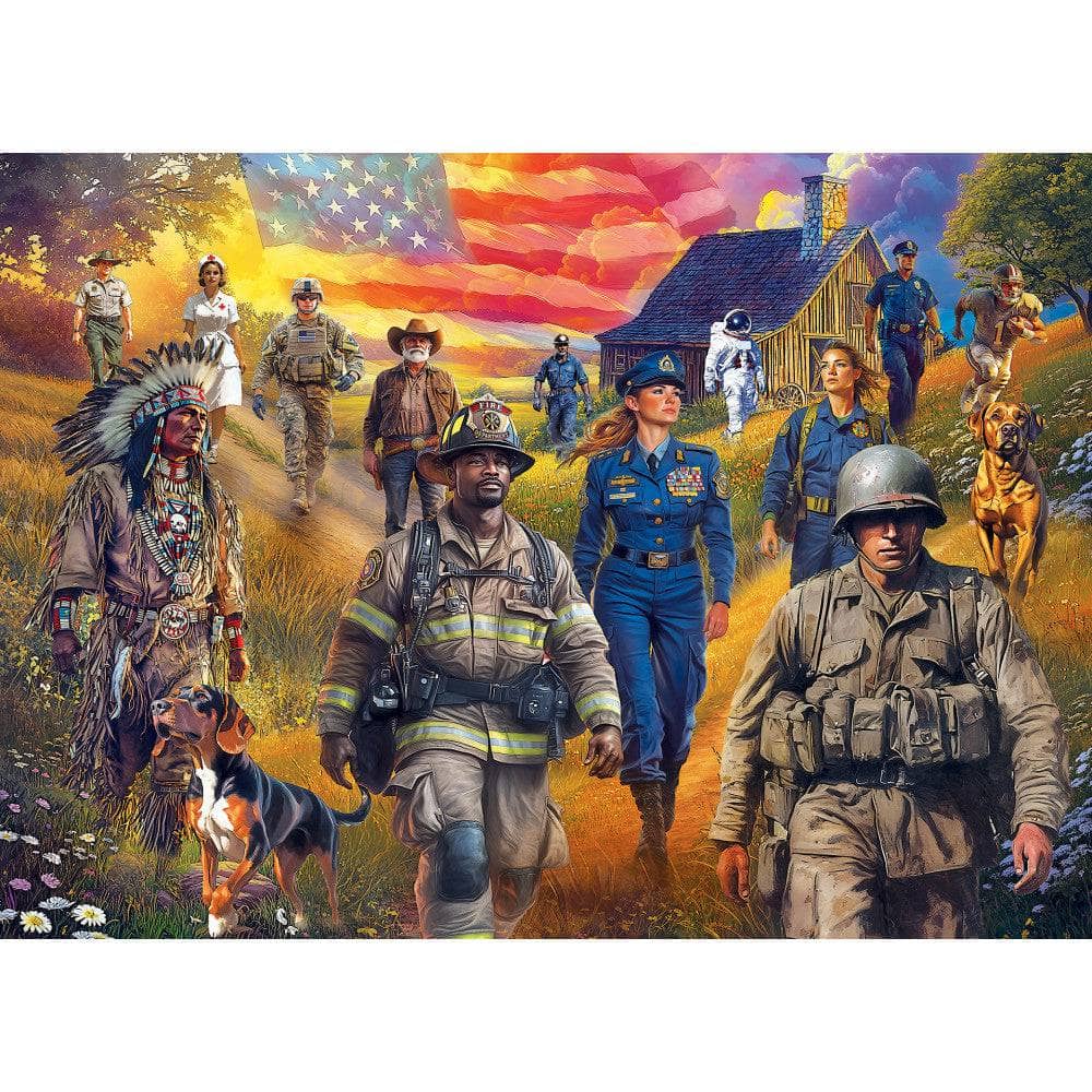 Celebrate America - American Honor 1000 Piece Jigsaw Puzzle
