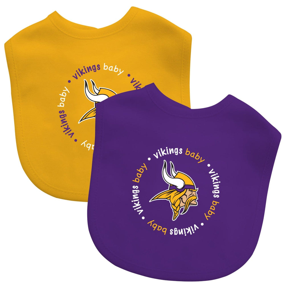 Minnesota Vikings - Baby Bibs 2-Pack (ONLINE ORDER ONLY)