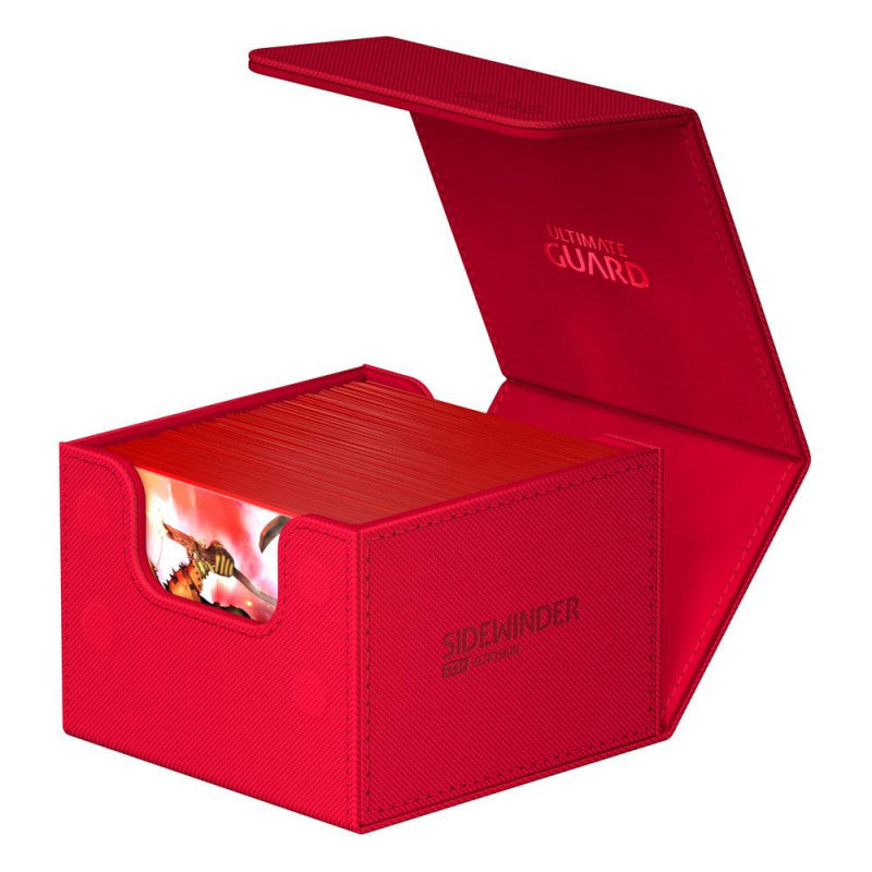 Ultimate Guard Sidewinder 133+ Xenoskin - Red - Premium Deck Box (Online Order Only)
