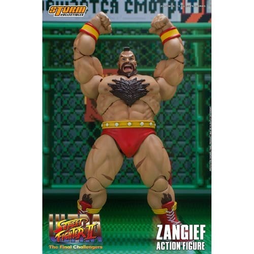 Ultimate Street Fighter II: The Final Challenger Zangief 1:12 Scale Action Figure (Online Order Only)