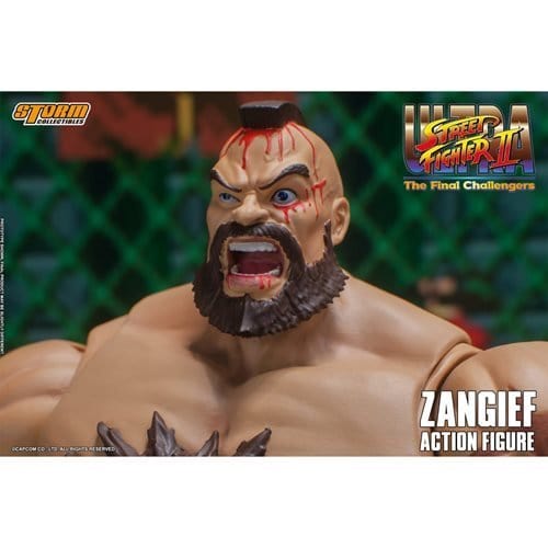 Ultimate Street Fighter II: The Final Challenger Zangief 1:12 Scale Action Figure (Online Order Only)