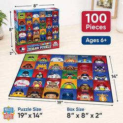 MLB Mascots 100 Piece Jigsaw Puzzle