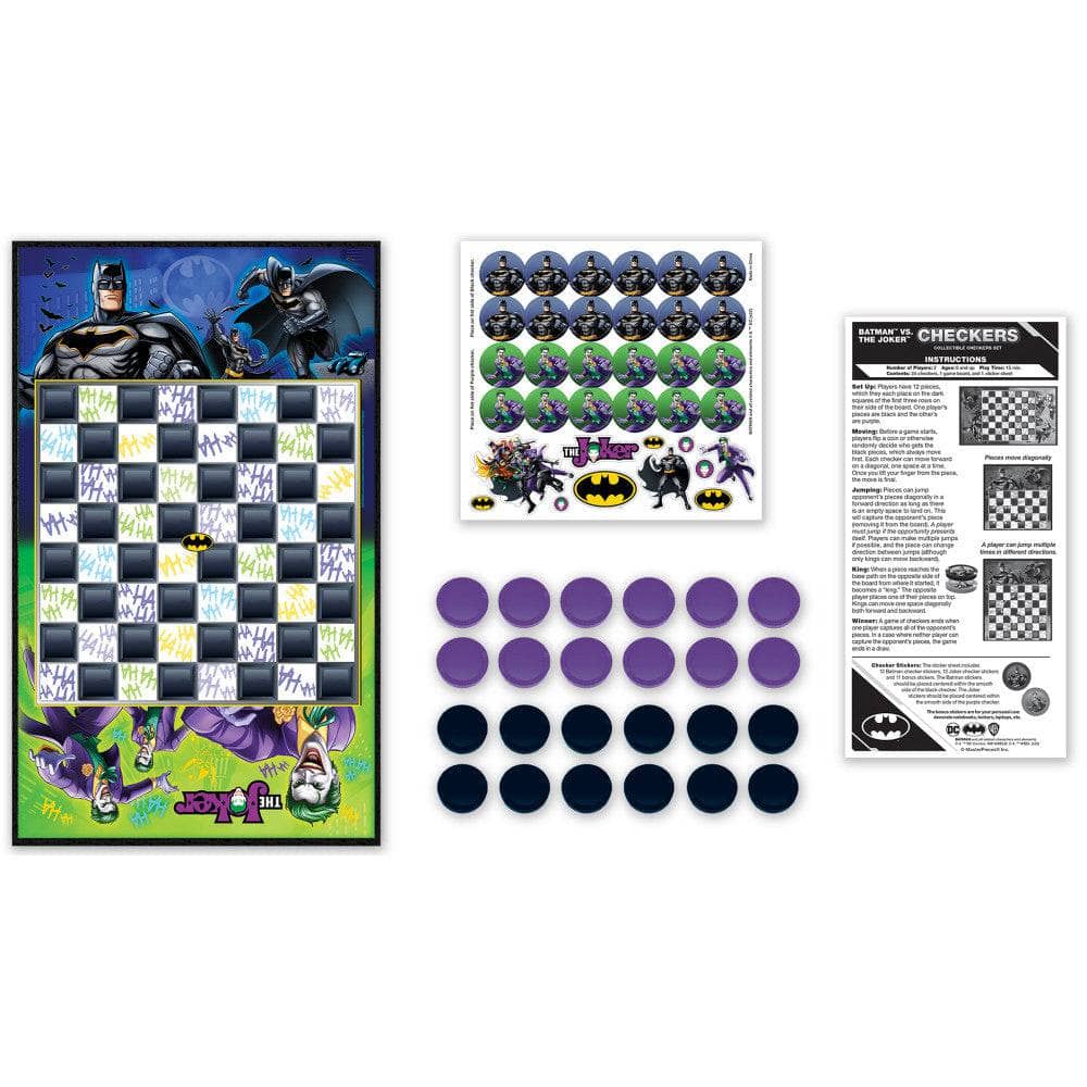 Batman vs The Joker Checkers Board Game (ONLINE ORDER ONLY)