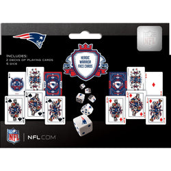 New England Patriots - 2-Pack Playing Cards & Dice Set (ONLINE ORDER ONLY)
