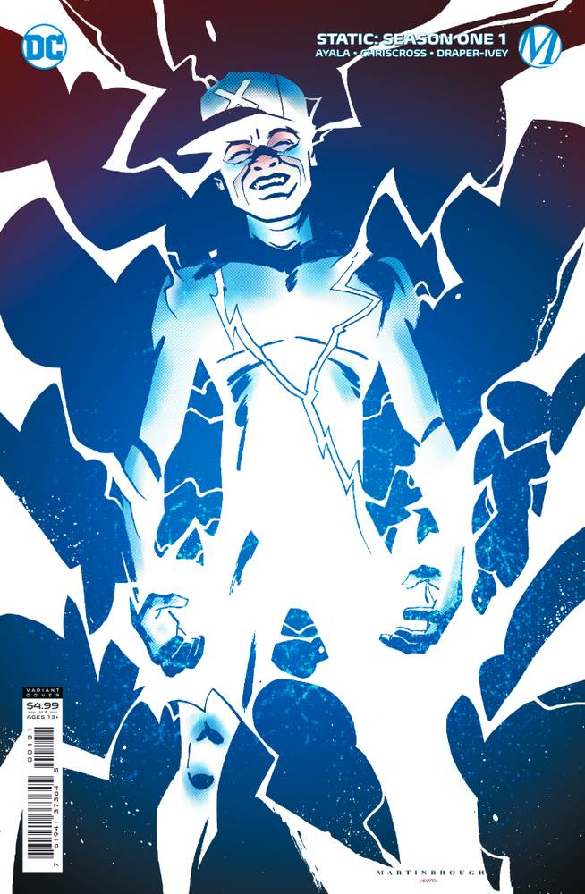 Static Season One #1 (Of 6) B Shawn Martinbrough Old School Cardstock Variant (06/15/2021) Dc (ONLINE ORDER ONLY)