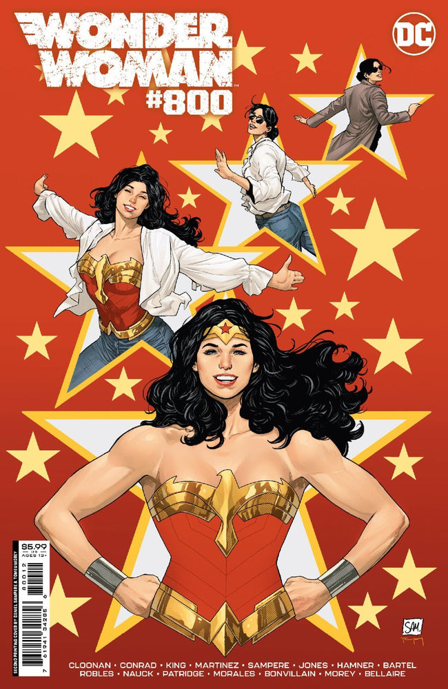 Wonder Woman #800 2nd Print A Daniel Samprere Variant (08/01/2023) Dc (ONLINE ORDER ONLY)