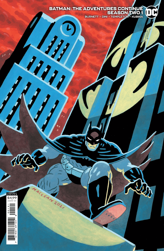 Batman The Adventures Continue Season Ii #1 B Andrew MacLean Card Stock Variant (06/01/2021) Dc (ONLINE ORDER ONLY)