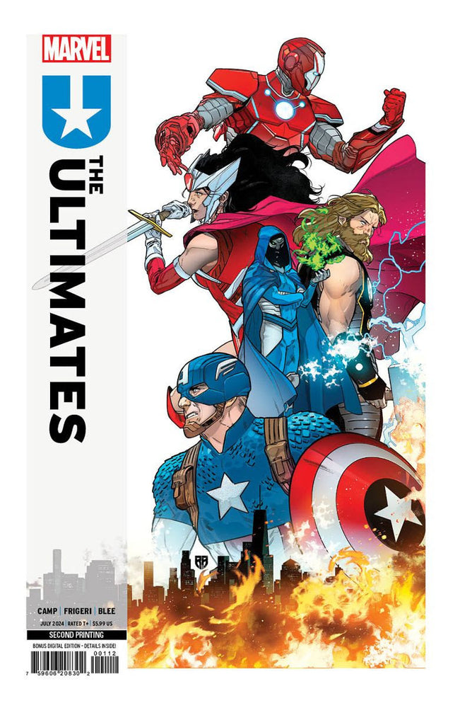Ultimates #1 2nd Print A RB Silva Variant (06/26/2024) Marvel (ONLINE ORDER ONLY)