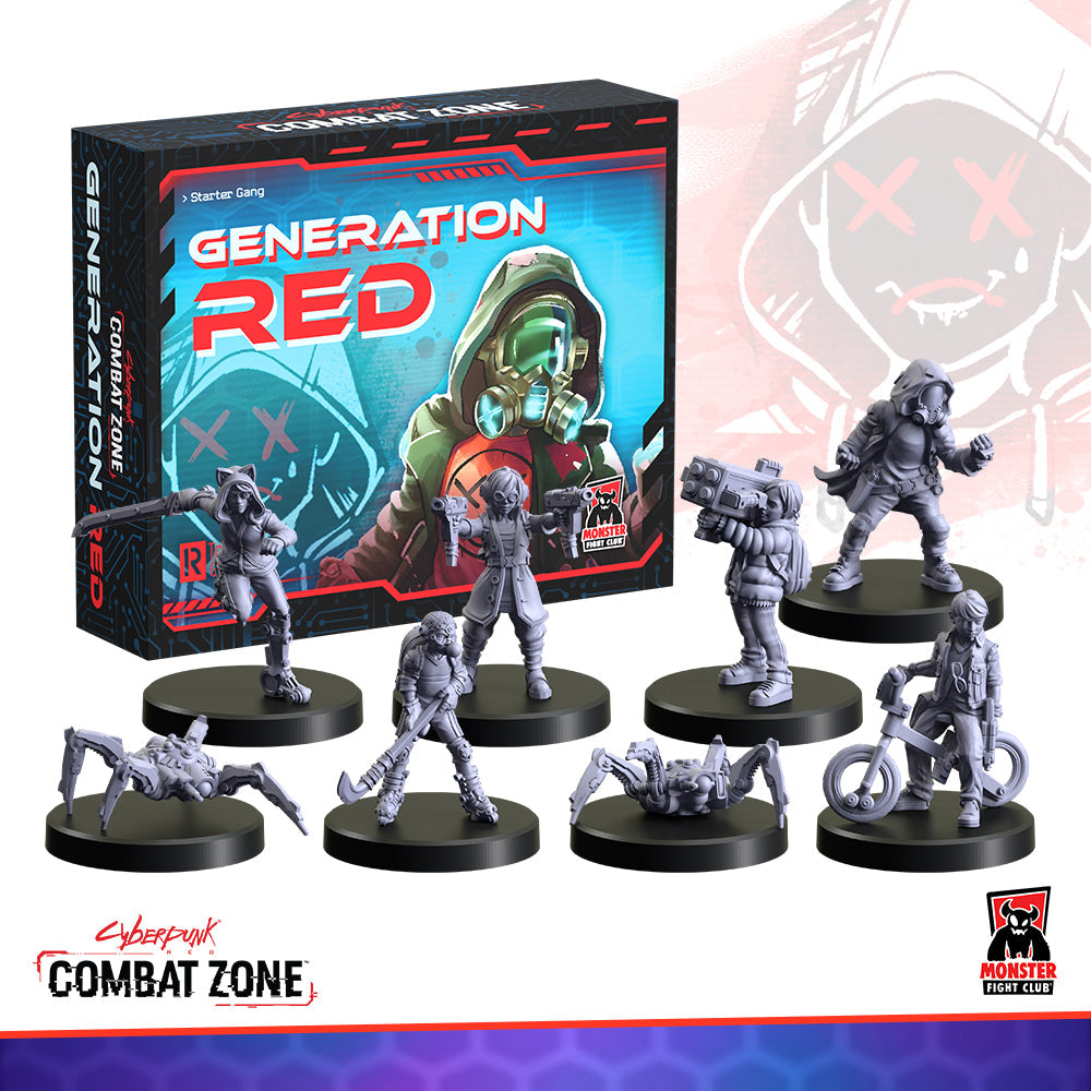 Cyberpunk Red Combat Zone: Generation RED Starter Gang (ONLINE ORDER ONLY)