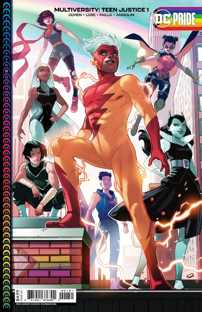 Multiversity Teen Justice #1 (Of 6) C Stephen Byrne Pride Month Card Stock Variant (06/07/2022) Dc (ONLINE ORDER ONLY)