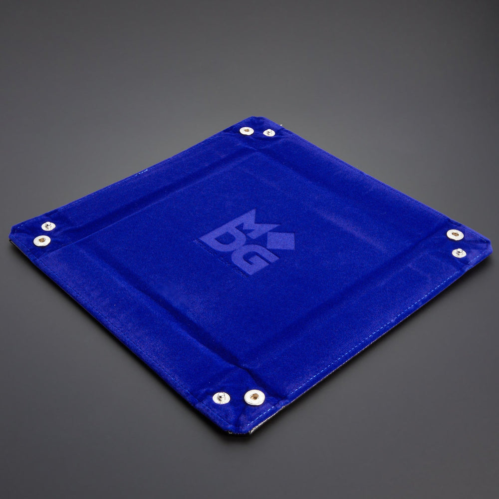 Metallic Dice Games Velvet Folding Dice Tray with Leather Backing 10" x 10" (ONLINE ORDER ONLY)