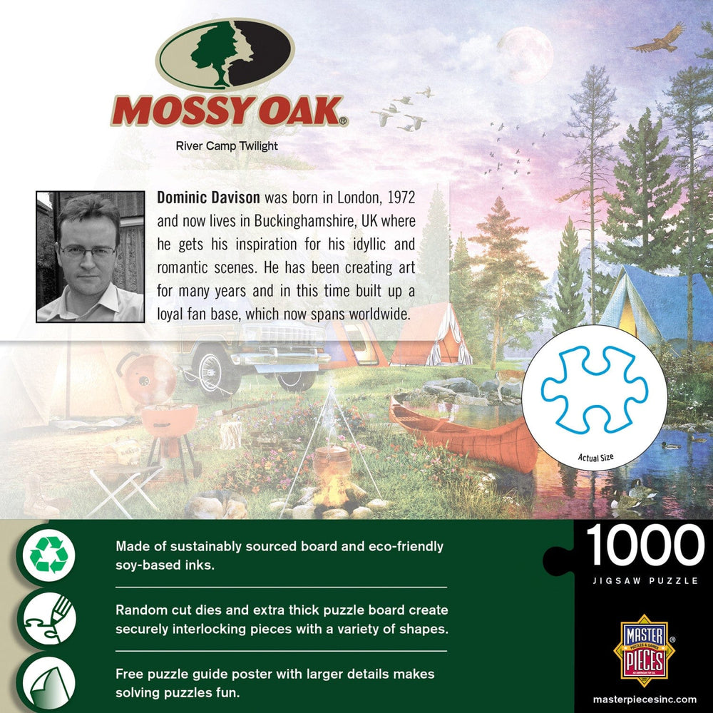 Mossy Oak - River Camp Twilight 1000 Piece Jigsaw Puzzle (ONLINE ORDER ONLY)