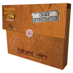 Murder Mystery Party: Case Files - Underwood Cellar (ONLINE ORDER ONLY)