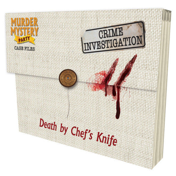 Murder Mystery Party: Case Files - Death by Chef's Knife (ONLINE ORDER ONLY)