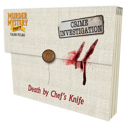 Murder Mystery Party: Case Files - Death by Chef's Knife (ONLINE ORDER ONLY)