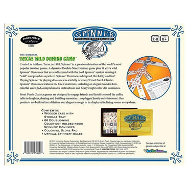 Spinner: The Game of Wild Dominoes - Front Porch Classics Edition (ONLINE ORDER ONLY)