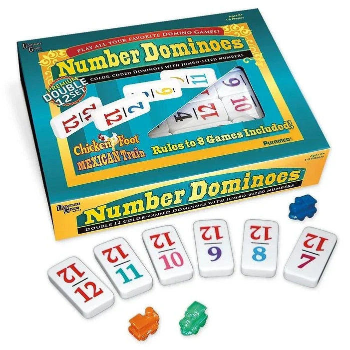 Numbered Dominoes - Double 12 (ONLINE ORDER ONLY)