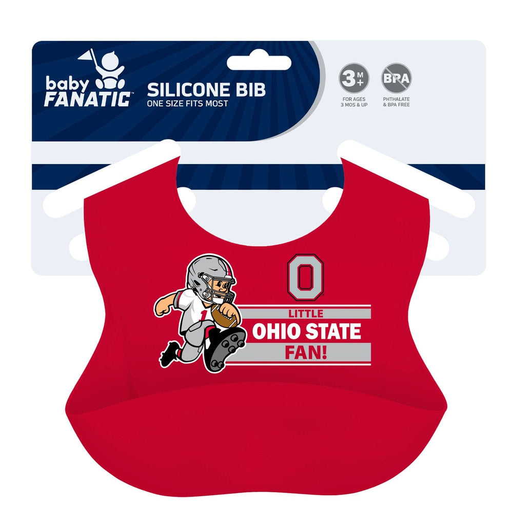 Ohio State Buckeyes - NCAA Silicone Bib (ONLINE ORDER ONLY)