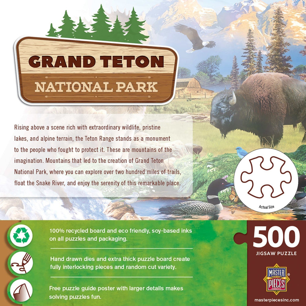Grand Teton National Park 500 Piece Jigsaw Puzzle (ONLINE ORDER ONLY)