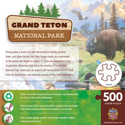 Grand Teton National Park 500 Piece Jigsaw Puzzle (ONLINE ORDER ONLY)