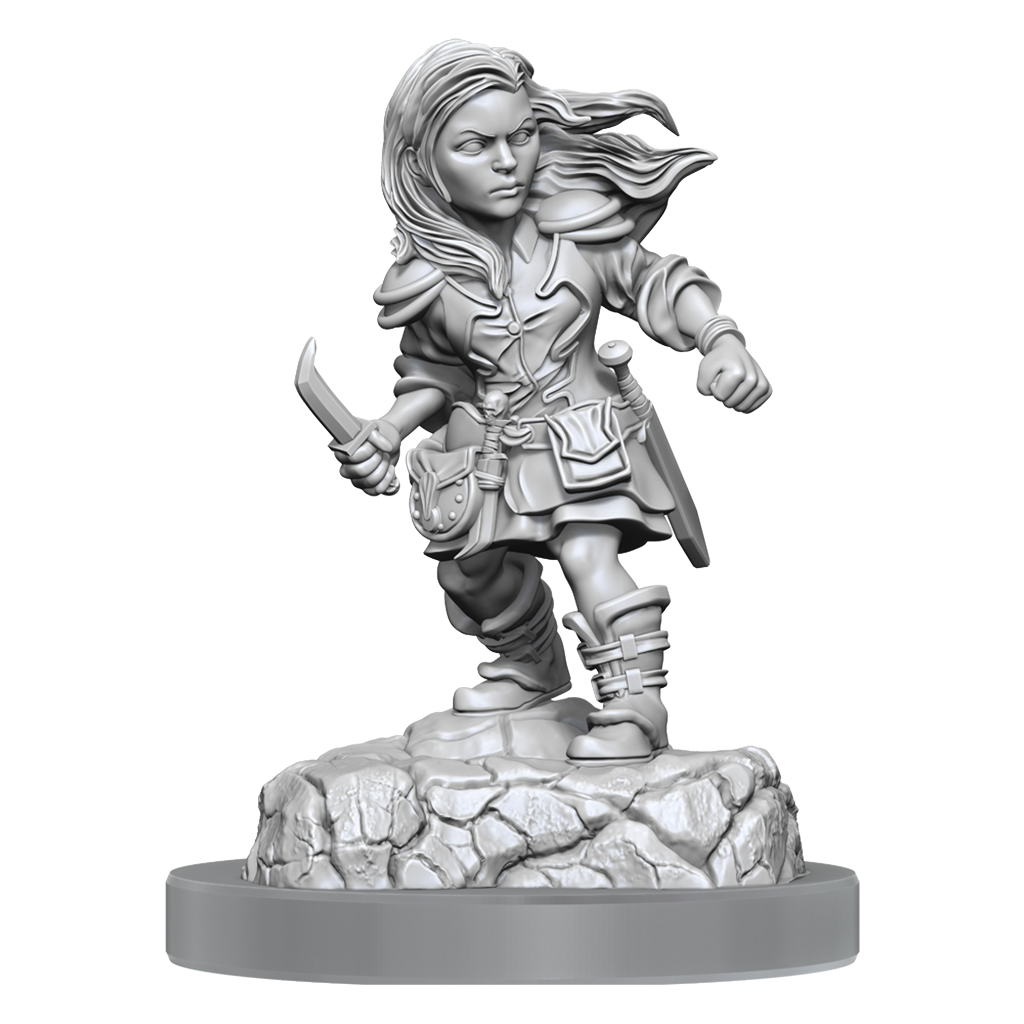 D&D: Nolzur's Marvelous Miniatures - Halfling Rogue Female (ONLINE ORDER ONLY)