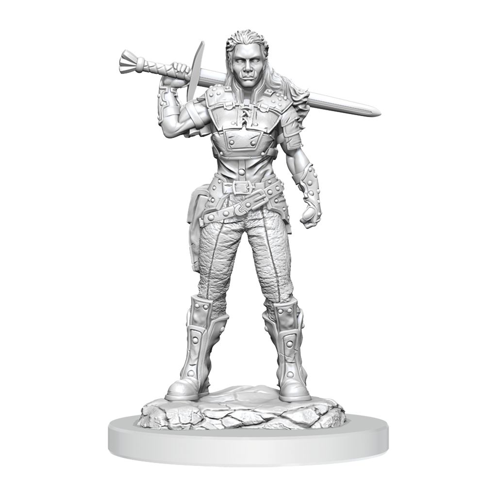 D&D: Nolzur's Marvelous Miniatures - Orc Fighter Female (ONLINE ORDER ONLY)